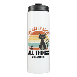 Bouteilles Isothermes Conception de chemise humoristique de chat dramati