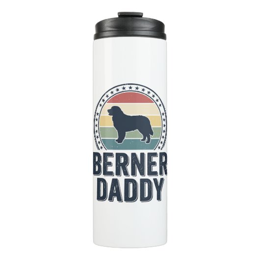 Bouteilles Isothermes Conception de chemise vectorielle Berner Daddy Vin (Devant)