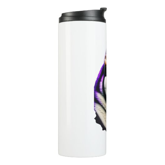 Bouteilles Isothermes Conception de chiens Husky (Tourné sur la gauche)