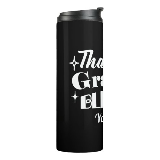 Bouteilles Isothermes Conception de devis d'action de grâce modifiable (Tourné sur la gauche)