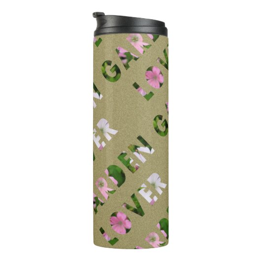 Bouteilles Isothermes Conception de fleur d'amoureux des jardins (Tourné sur la droite)