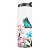 Bouteilles Isothermes Conception de la frontière du Fleur sauvage d'été (Tourné sur la gauche)