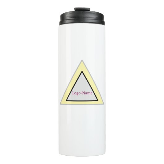 Bouteilles Isothermes Conception de logo triangle minimal (Devant)