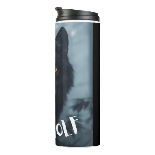 Bouteilles Isothermes Conception de loup solitaire (Tourné sur la droite)