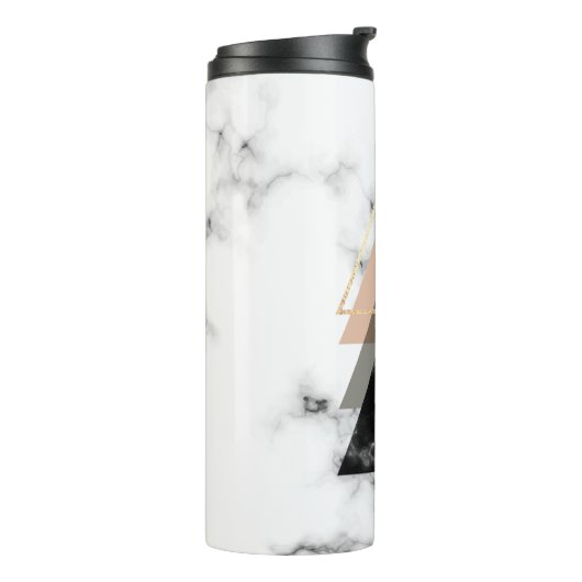 Bouteilles Isothermes Conception de marbre en pastel d'impression (Tourné sur la gauche)