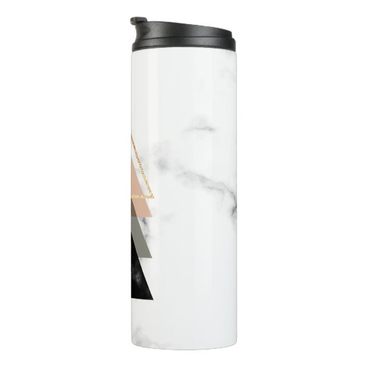 Bouteilles Isothermes Conception de marbre en pastel d'impression (Tourné sur la droite)