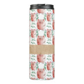 Bouteilles Isothermes Conception de maternelle de petit cochon mignon – (Dos)