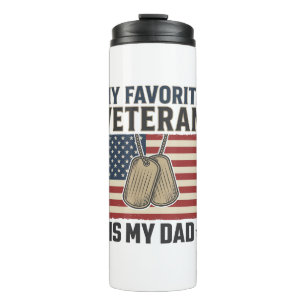 Bouteilles Isothermes Conception de médailles patriotiques pour papa vét