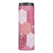 Bouteilles Isothermes Conception de Motif de Patchwork de style japonais (Dos)