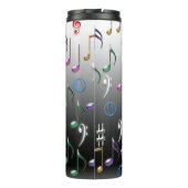 Bouteilles Isothermes Conception de notes musicales (Dos)