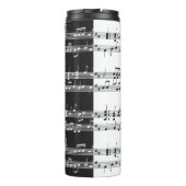 Bouteilles Isothermes Conception de partition musicale personnalisée (Dos)