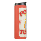 Bouteilles Isothermes Conception de slogan de dés de jeu de société Powe (Tourné sur la gauche)