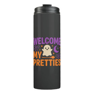Bouteilles Isothermes Conception de SVG Halloween Ghost Welcome My Prett