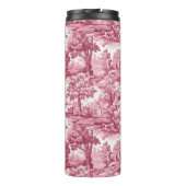 Bouteilles Isothermes Conception de tuiles de couleur rose (Dos)