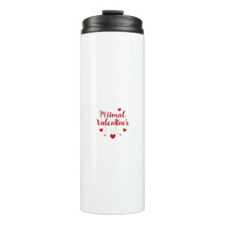 Bouteilles Isothermes Conception de typographie d'amour minimal pour la