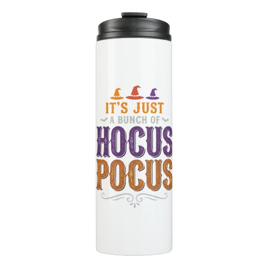 Bouteilles Isothermes Conception de typographie Halloween Hocus Pocus vi (Devant)