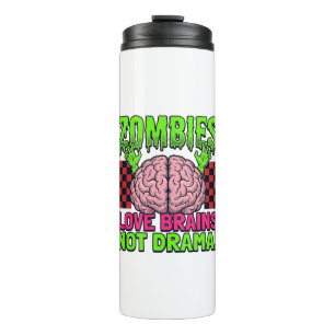 Bouteilles Isothermes Conception d'horreur vintage Amour de zombies cerv
