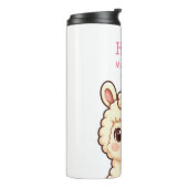 Bouteilles Isothermes Conception d'illustration de lama mignon (Tourné sur la gauche)