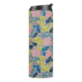 Bouteilles Isothermes Conception d'impression Rose brillante et joueuse (Tourné sur la gauche)