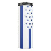 Bouteilles Isothermes Conception du drapeau américain soutenant l'applic (Dos)