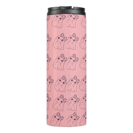 Bouteilles Isothermes Conception du fantôme d'Halloween (Dos)