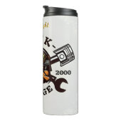 Bouteilles Isothermes Conception du logo mécanique du garage à canard (Tourné sur la droite)