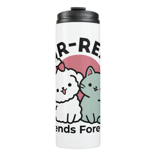 Bouteilles Isothermes Conception "Fur-Real Friends Forever" (Devant)