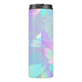 Bouteilles Isothermes Conception, nom ou message turquoise et violet Iri (Dos)