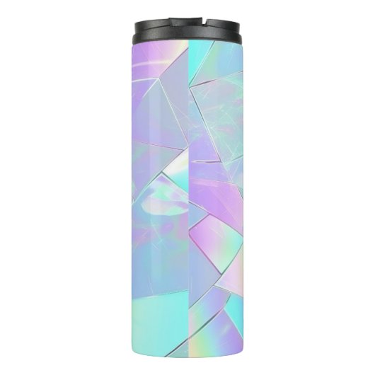 Bouteilles Isothermes Conception, nom ou message turquoise et violet Iri (Dos)