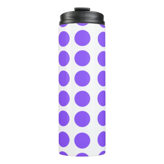 Bouteilles Isothermes Conception Pois violette (Devant)
