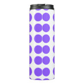 Bouteilles Isothermes Conception Pois violette (Dos)