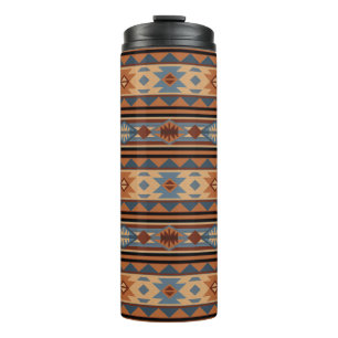 Bouteilles Isothermes Conception sud-ouest Adobe Grey Brown Tribal Motif