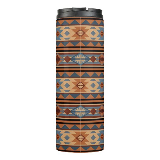 Bouteilles Isothermes Conception sud-ouest Adobe Grey Brown Tribal Motif (Dos)