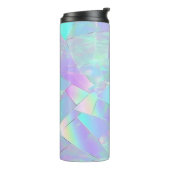 Bouteilles Isothermes Conception turquoise et violette Iridescente (Tourné sur la gauche)