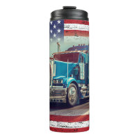 Conducteur de camion semi-américain