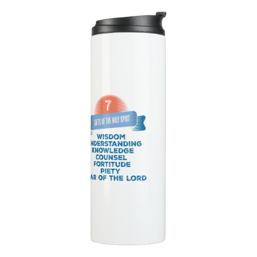 Bouteilles Isothermes Confirmation 7 Dons de l'Esprit Saint (Tourné sur la gauche)