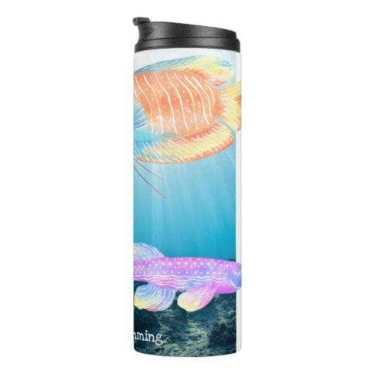 Bouteilles Isothermes Conserver Les Poissons De L'Océan (Tourné sur la droite)