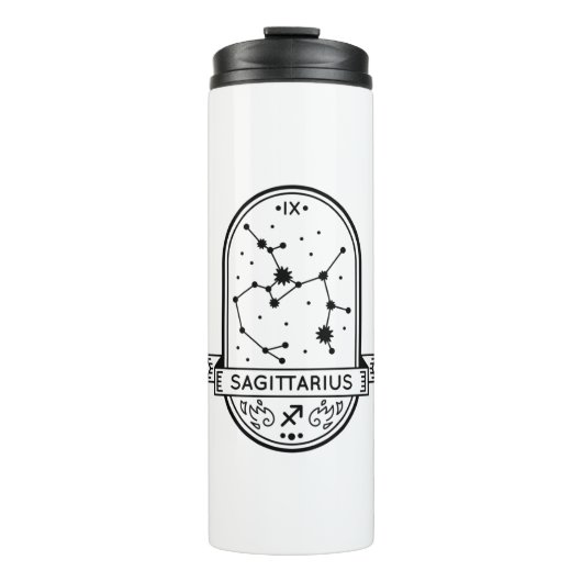 BOUTEILLES ISOTHERMES CONSTELLATION DE BANDE DE ZODIAC MARCHE SAGITTARIE (Devant)