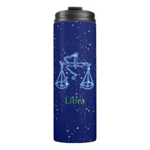 Bouteilles Isothermes Constellation de la Balance et signe du zodiaque a