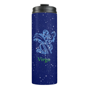 Bouteilles Isothermes Constellation de la Vierge et signe du zodiaque av