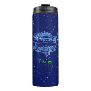 Bouteilles Isothermes Constellation des Poissons et signe du zodiaque av