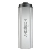 Bouteilles Isothermes Contemporain Faux Argent Ombre Gris (Devant)