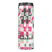 Bouteilles Isothermes Contemporary geometric mosaic seamless pattern wit (Dos)