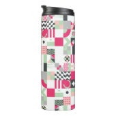 Bouteilles Isothermes Contemporary geometric mosaic seamless pattern wit (Tourné sur la droite)