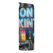 Bouteilles Isothermes Continuez La Nuit Du Neon Du Truckin (Tourné sur la droite)