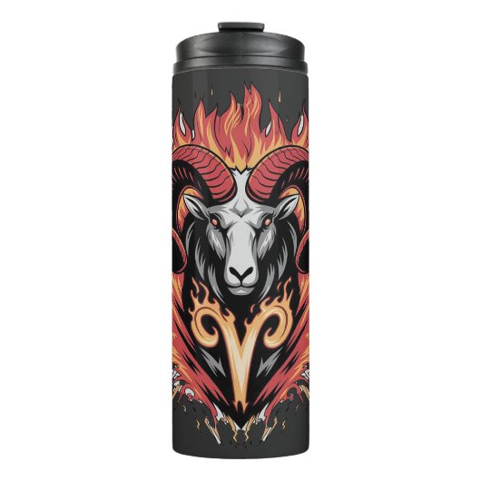 Bouteilles Isothermes Cool Aries en feu Zodiac Astologie design (Devant)
