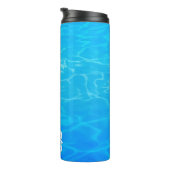 Bouteilles Isothermes cool Couleur de la piscine Vie de baignade (Tourné sur la droite)