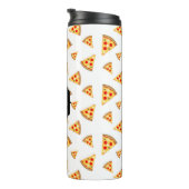 Bouteilles Isothermes Cool et fun pizza tranches motif Monogram blanc (Tourné sur la droite)