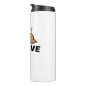 Bouteilles Isothermes Cool Flying Sloth Croyez Drôle Motivational Design (Tourné sur la droite)