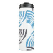 Bouteilles Isothermes Cool, moderne, bleu abstrait tendance (Devant)